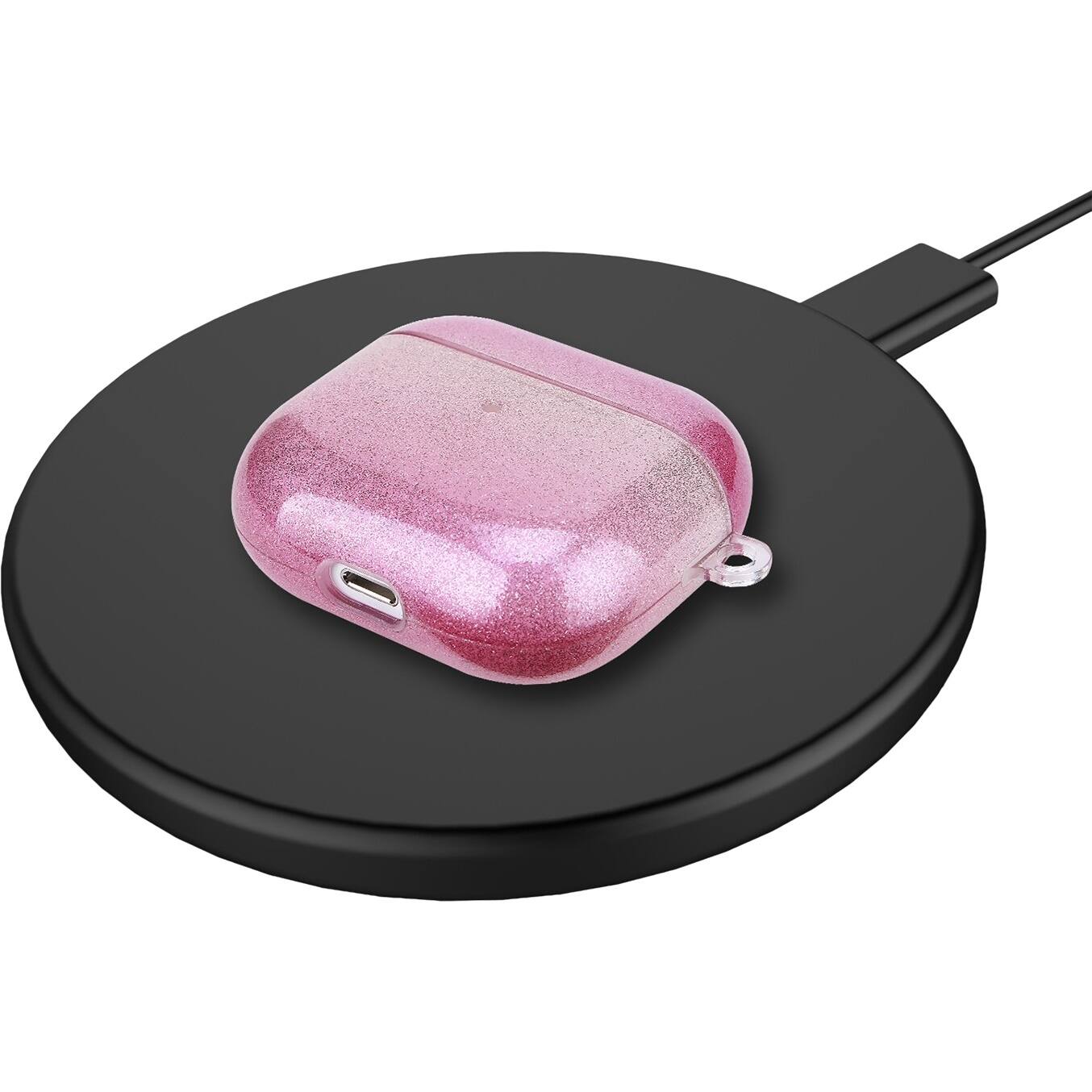 Alt View 14. SaharaCase - Inspire Series Sparkle Case for Apple AirPods (3rd Generation) - Pink.