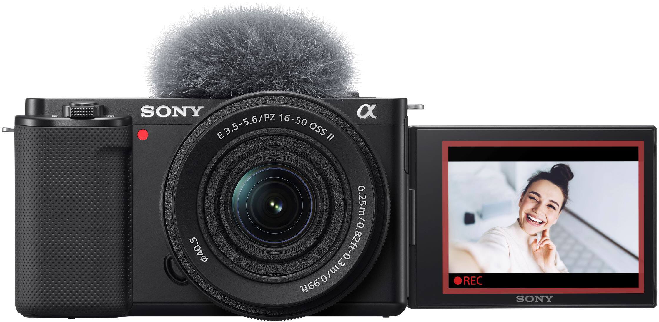 SONY  
E 3.5-5.6/PZ 16-50 OSS II  
0.25m/0.82ft - 0.3m/0.99ft  
466°  
REC  
SONY