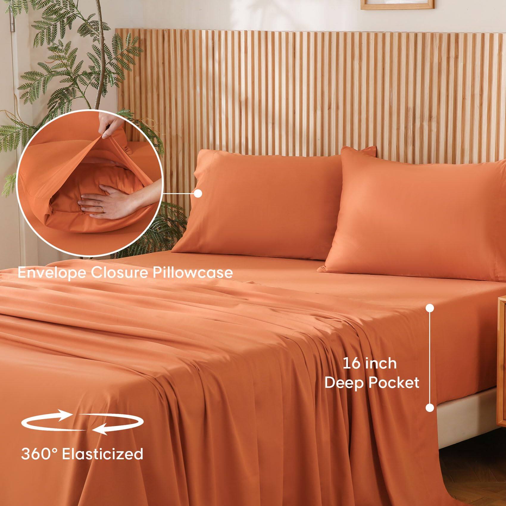 Envelope Closure Pillowcase  
16 inch Deep Pocket  
360° Elasticized