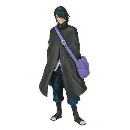 Front. Banpresto - Boruto Naruto Next Generations Shinobi Relations Figure | Sasuke - Black.