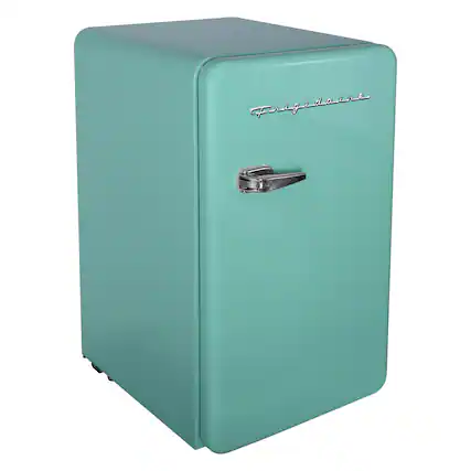 Front. Frigidaire - 3.2-Cu.-Ft. 60-Watt Retro Compact Refrigerator - Mint.