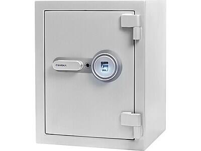 Alt View 1. Barska - Barska Steel Fireproof Safe with Biometric Lock, 1.64 cu. ft. (AX13494) - Gray.