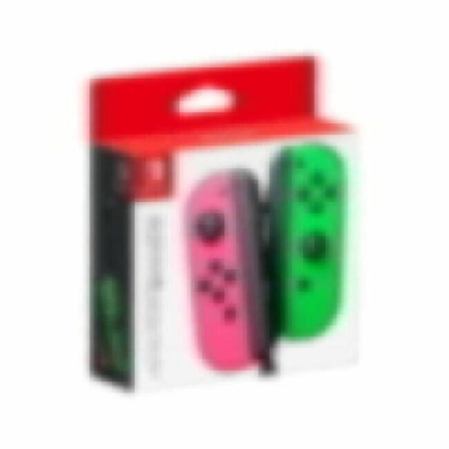Front. Nintendo - Nintendo Switch Joy-Con Neon Pink / Neon Green (L-R) -Euro Version. - RP (Rating Pending)