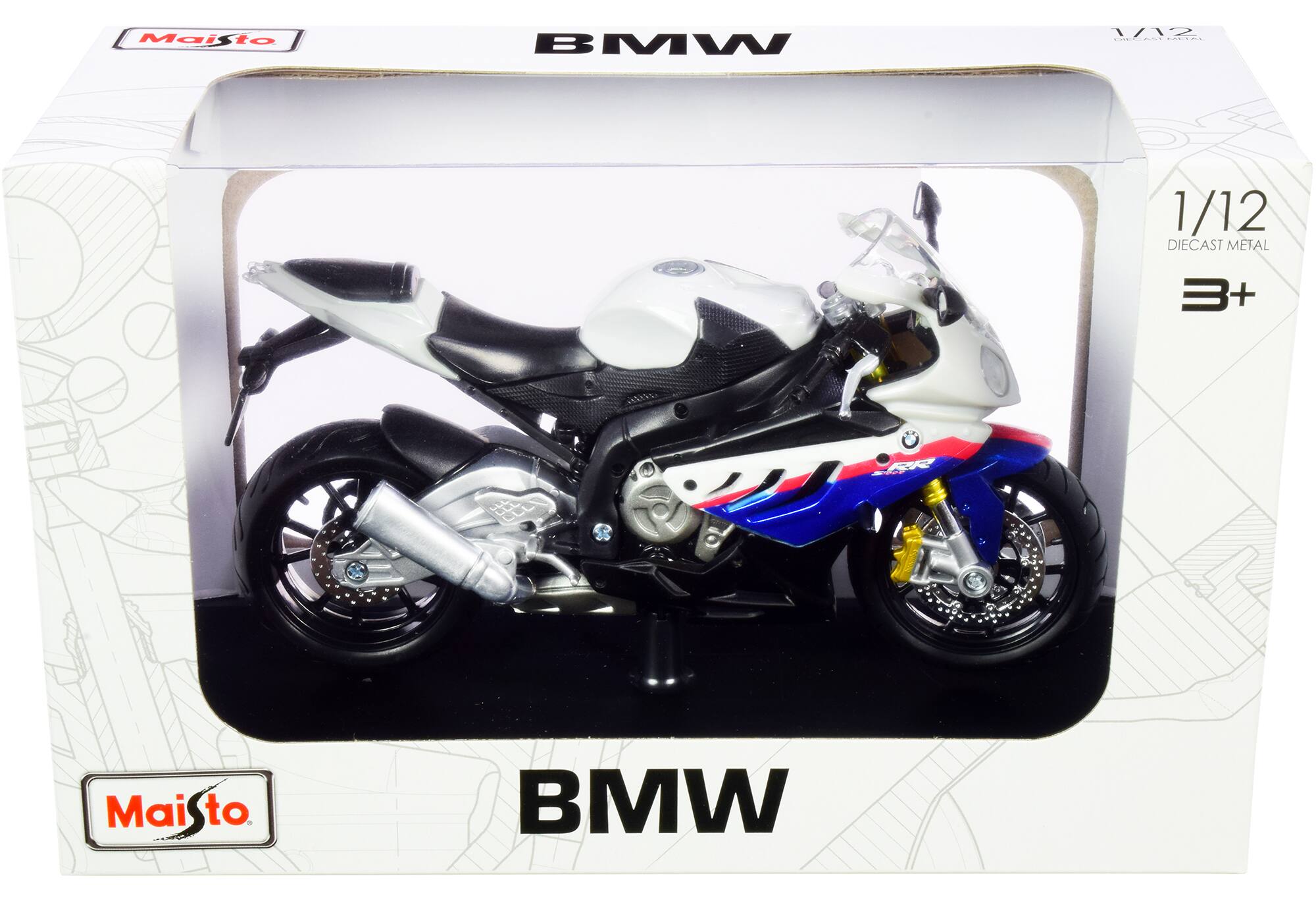Maisto BMW 1/12  
1/12 DIECAST METAL  
3+  
BMW