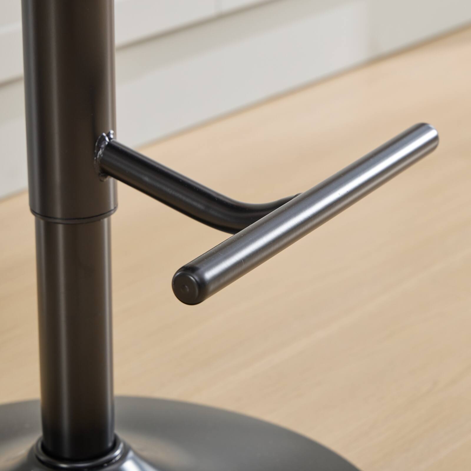 Alt View 5. PexFix - Modern Retro Bar Stools with Backs, Set of 2, Comfortable Tufted Leather, Adjustable Swivel for Home Pub - Orange.