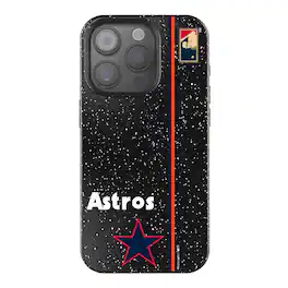 Keyscaper - MLB - Houston Astros 1975 Logo iPhone Bling Case - 14 - Black