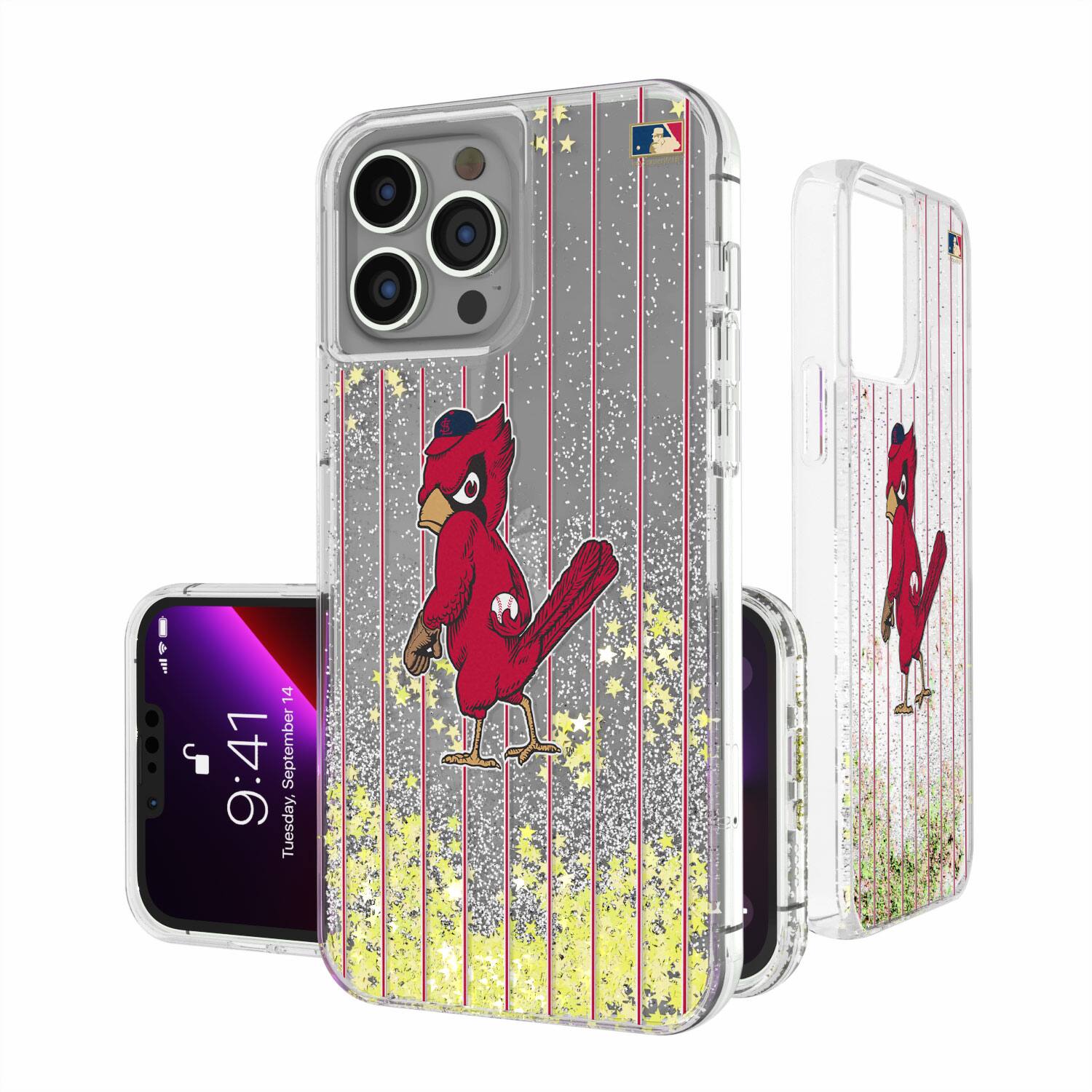 Keyscaper - MLB - St. Louis Cardinals - 1950 Cooperstown Pinstripe iPhone Glitter Case - 13 Pro Max - Multicolor price history on PriceWatchPro
