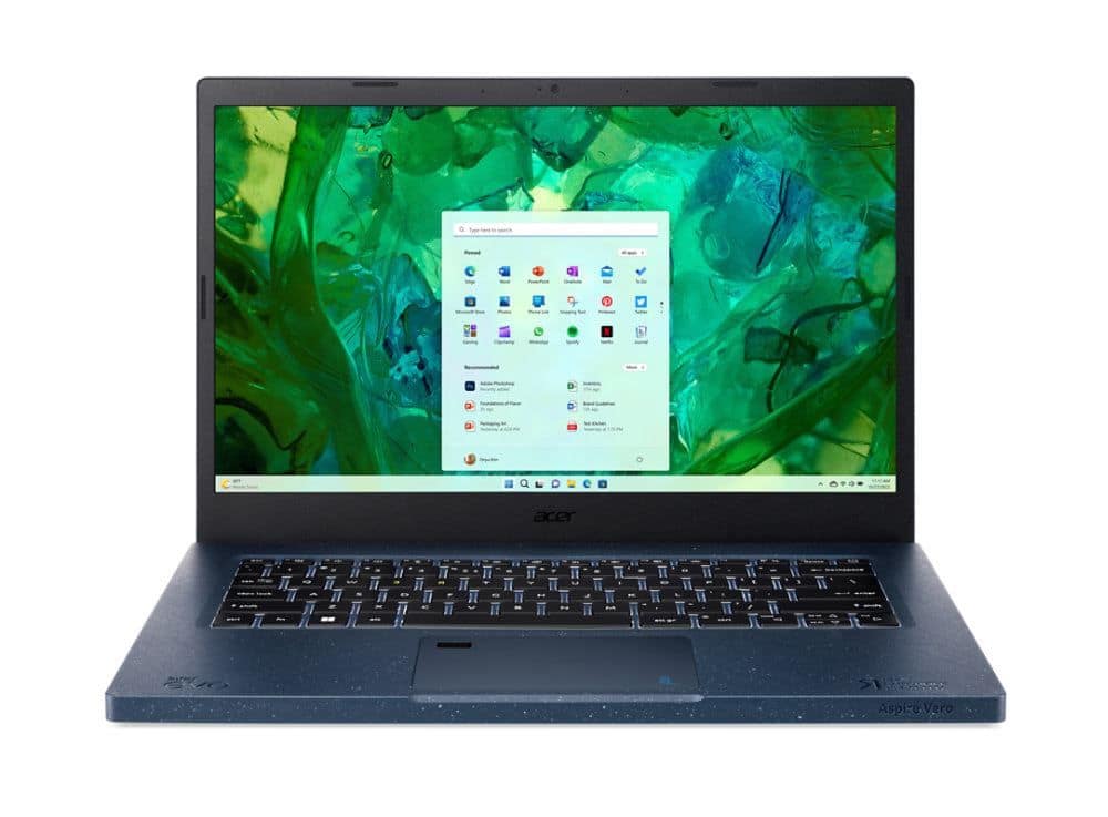 Acer - Refurbished Excellent - Refurbished Aspire Vero Laptop - 14"- 16GB RAM - 512GB RAM - AV14-52P-77BR - Blue