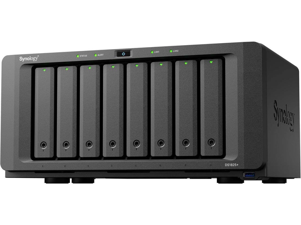 Synology DS1825+  
STATUS ALERT  
LAN1 LAN2