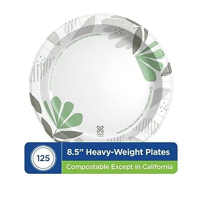 8.5" Heavy-Weight Plates  
Compostable Except in California
