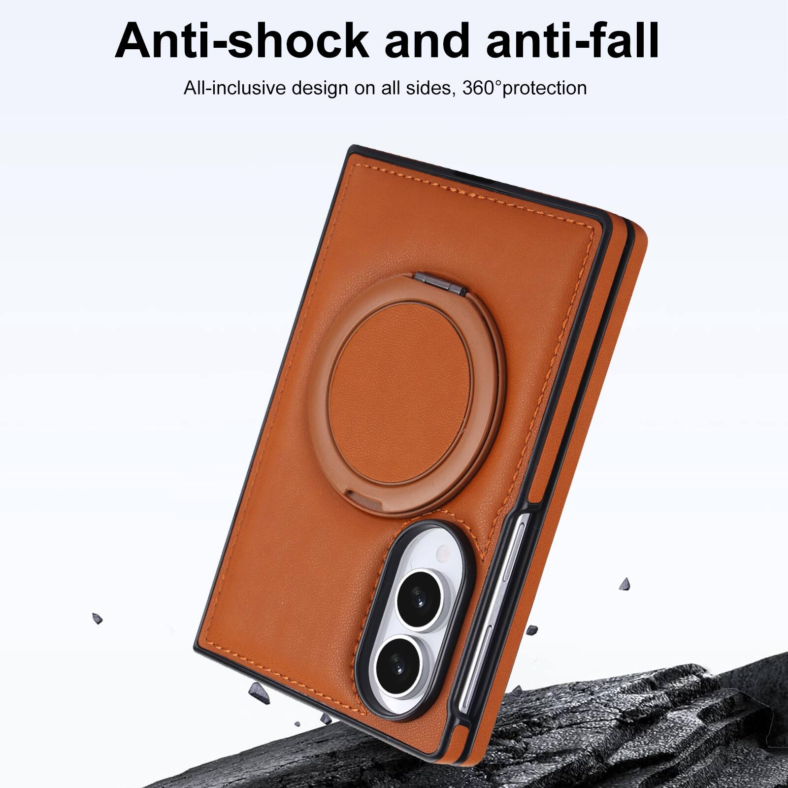 Anti-shock and anti-fall  
All-inclusive design on all sides, 360° protection