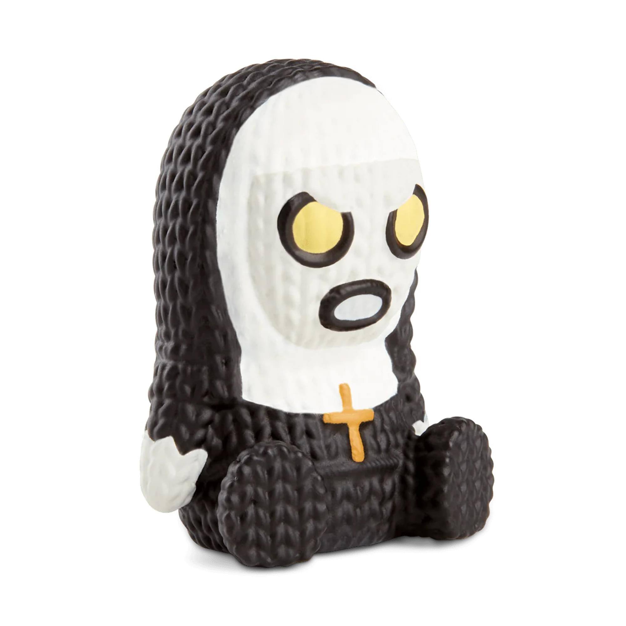 Alt View 2. Bensussen Deutsch & Associates - The Nun Handmade By Robots #030 GITD Micro Vinyl Figure - White.