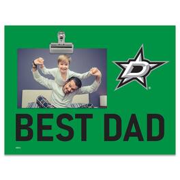 Fan Creations - Dallas Stars 8" x 10.5" Briteline Best Dad Clip Frame - Multicolor