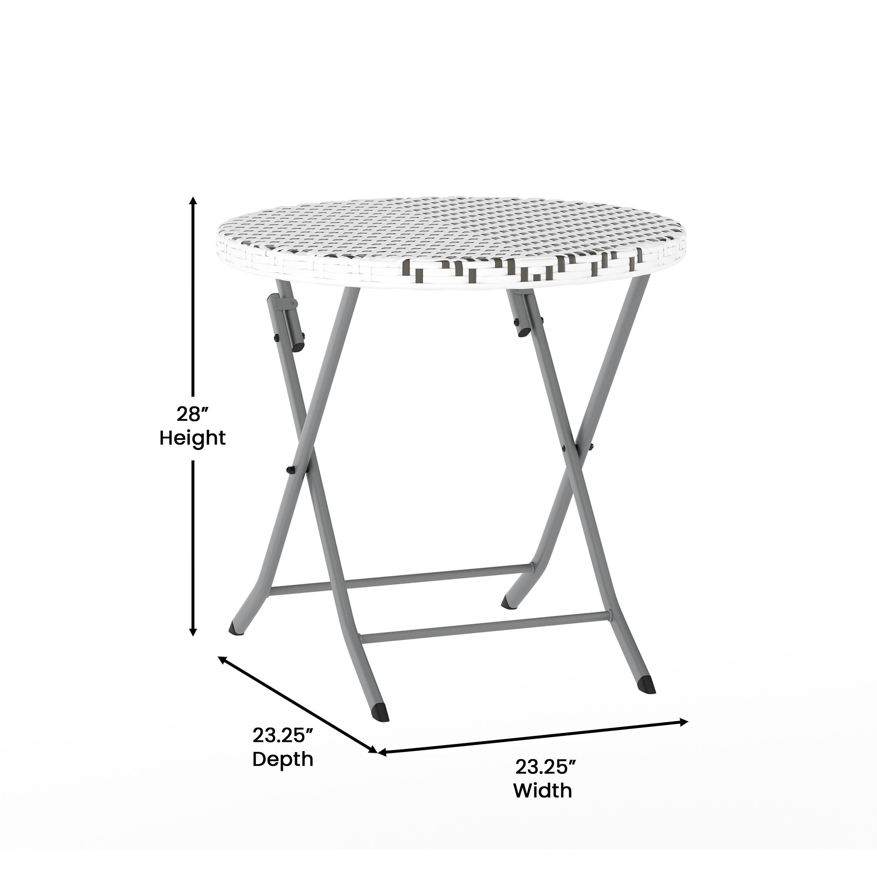 28" Height  
23.25" Depth  
23.25" Width