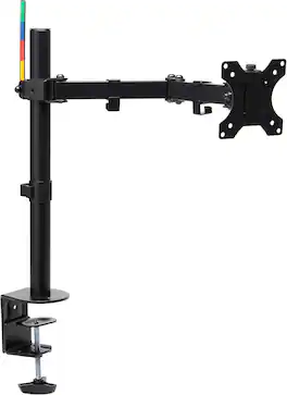 Kensington - SmartFit ErgoExtend Single Monitor Arm – Black (K55408WW) - Clear