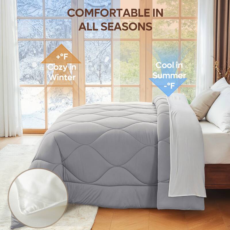 COMFORTABLE IN ALL SEASONS

+°F Cozy in Winter

-°F Cool in Summer