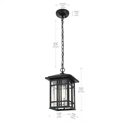 Diameter: 4.33 (11cm)
Height: 1.18 (3cm)
Height: 39.76 (101cm)
Height: 12.09 (30.7cm)
Length: 7.48 (19cm)
Width: 7.48 (19cm)