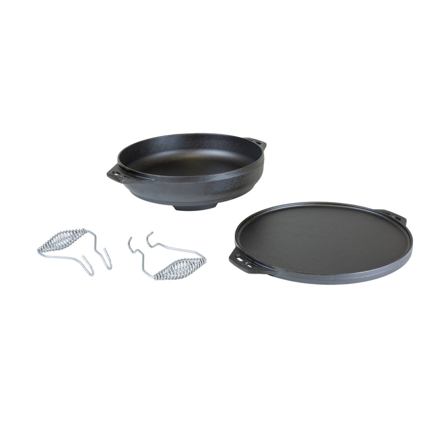 Lodge Cast Iron Multi Pan 14 in. 6.8 qt Black - Best Buy