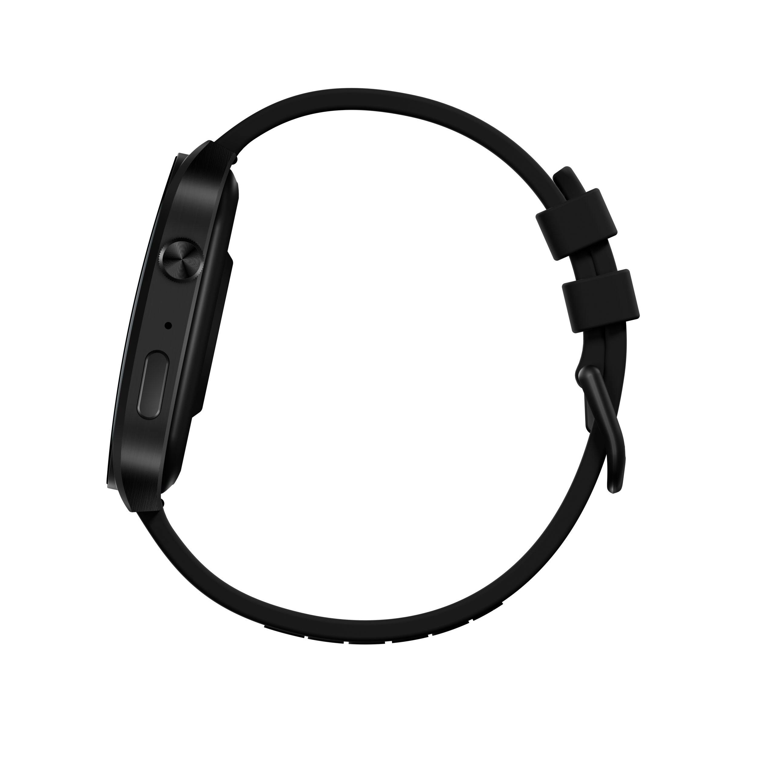 Alt View 1. Reebok - ICON Smartwatch with 2.04" AMOLED Display, 10-Day Battery Life, 80+ Sport Mode - Phantom Black.