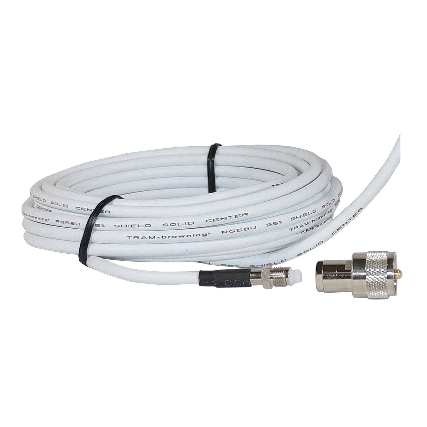 TRAM-browning®  
SHIELD SOLID CENTER  
RG58U  
95% SHIELD  
SOLID CENTER  
TRAM-browning®  
RG58U  
95% SHIELD  
SOLID CENTER