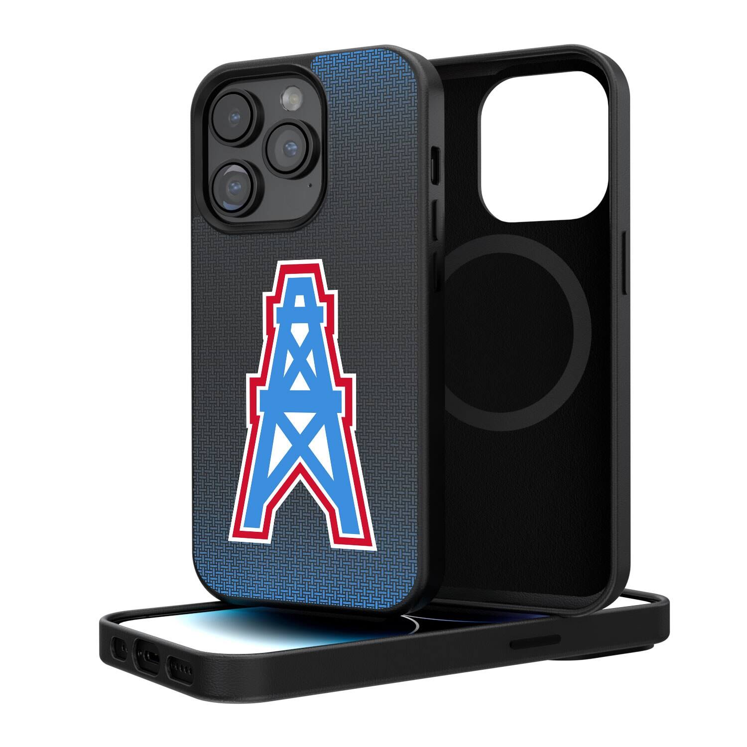 Keyscaper - Houston Oilers Linen Logo iPhone Magnetic Bump Case - 15 Pro Max - Black price history on PriceWatchPro