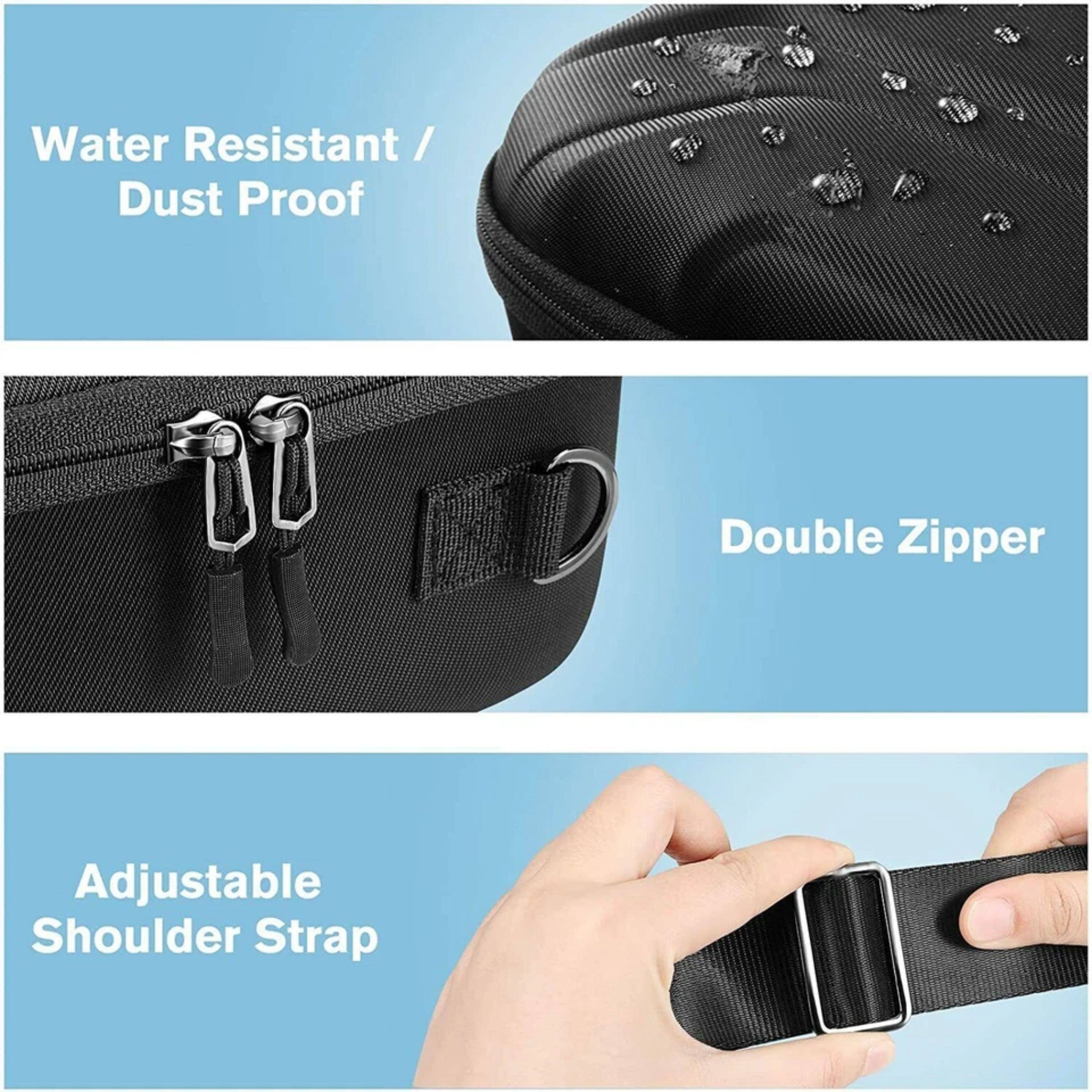 Water Resistant / Dust Proof  
Double Zipper  
Adjustable Shoulder Strap