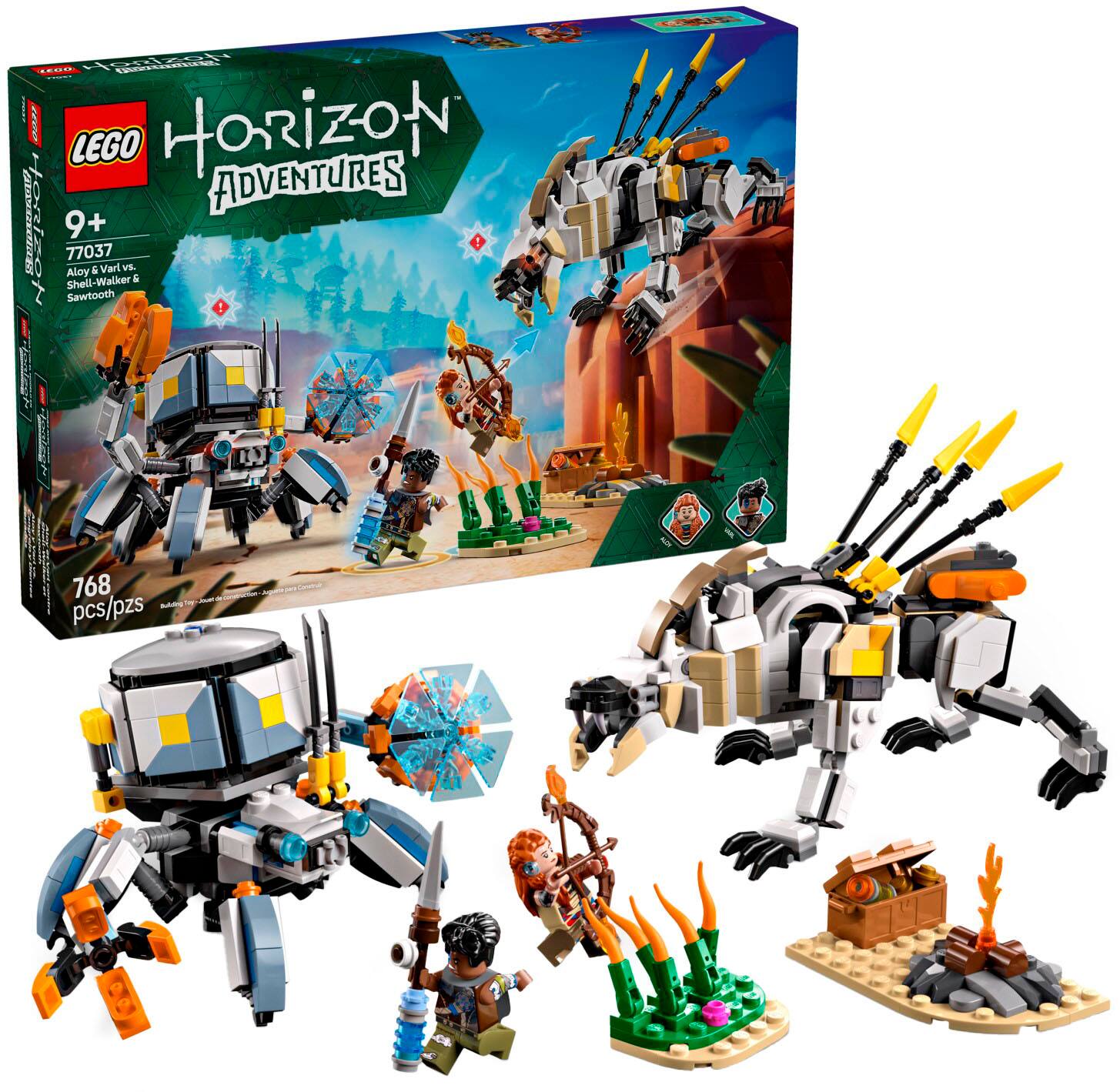 LEGO - Horizon Adventures Aloy & Varl vs. Shell-Walker & Sawtooth Toy 77037