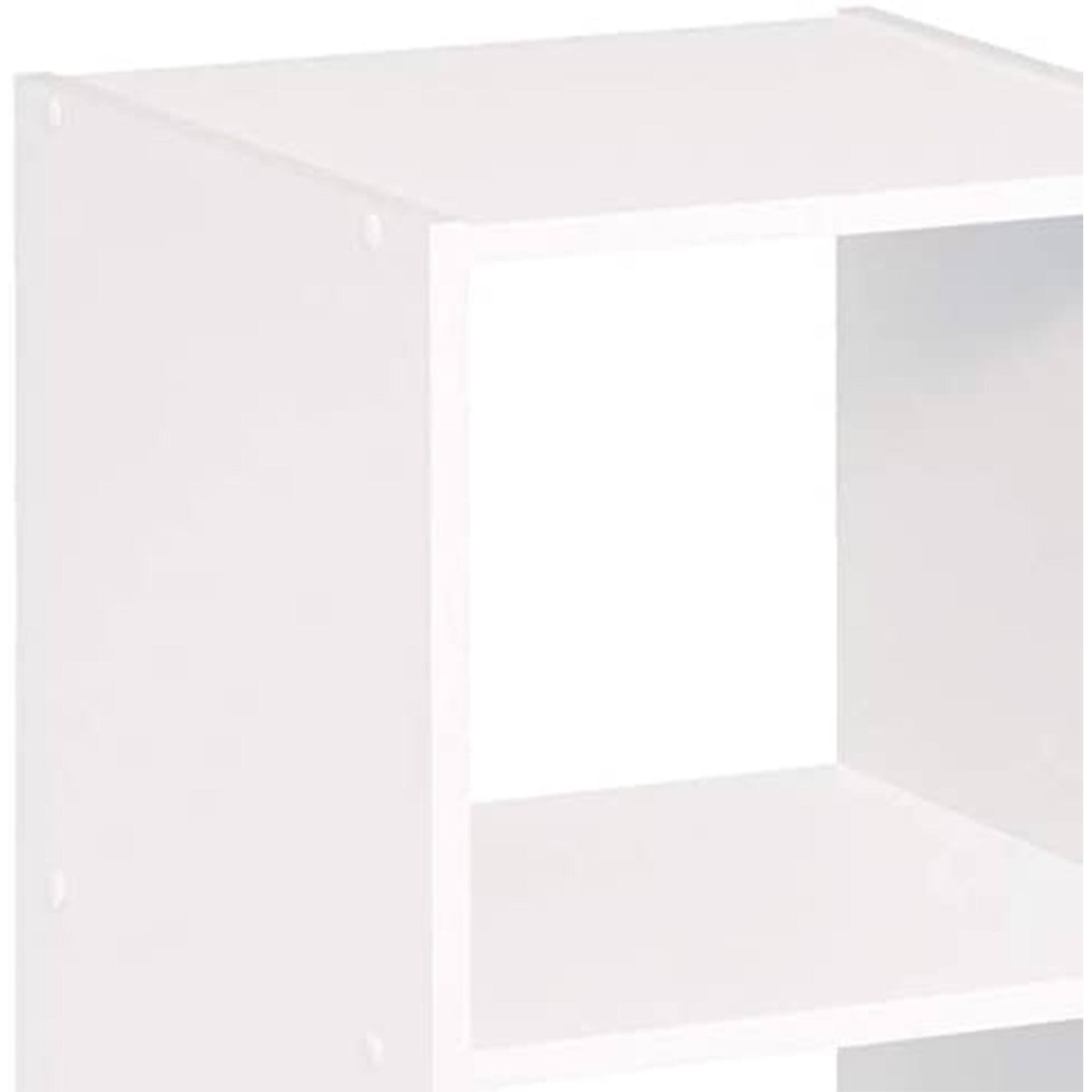 Alt View 2. ClosetMaid - ClosetMaid 4583 Decorative Bookcase Open Back 8-Cube Storage Organizer, White - White.