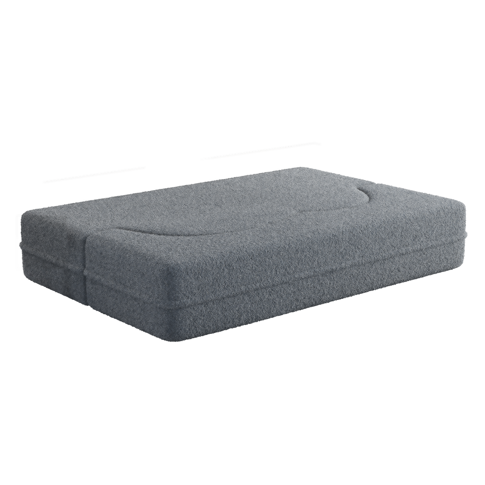 Alt View 10. GOODSILO - Convertible Floor Sofa Bed with 2 Pillows, Full Size Folding Mattress for Living Room and Guest Spaces - Grey.