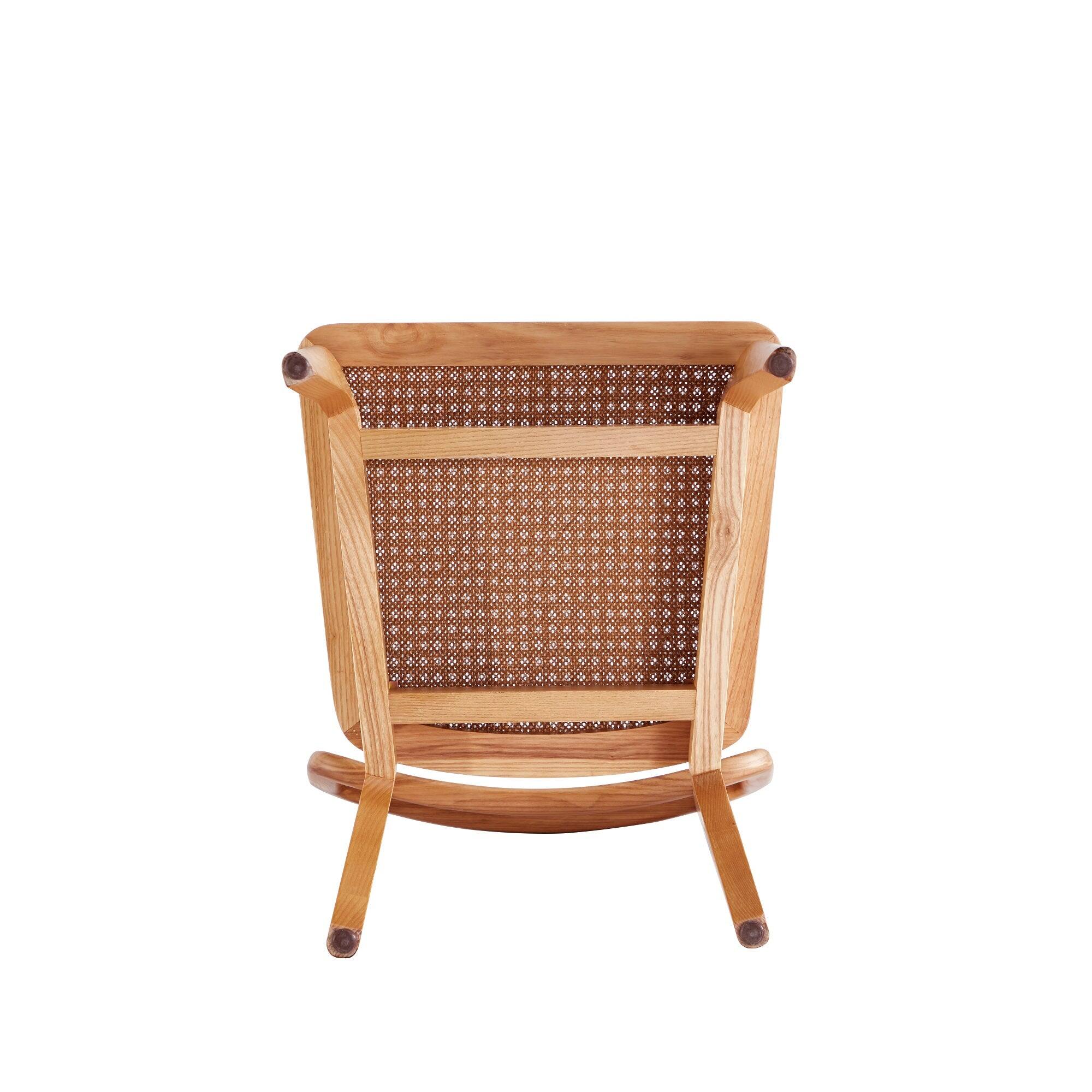 Alt View 6. Manhattan Comfort - Giverny Industry Chic Wood Dining Chair - Set of 2 - Natural.