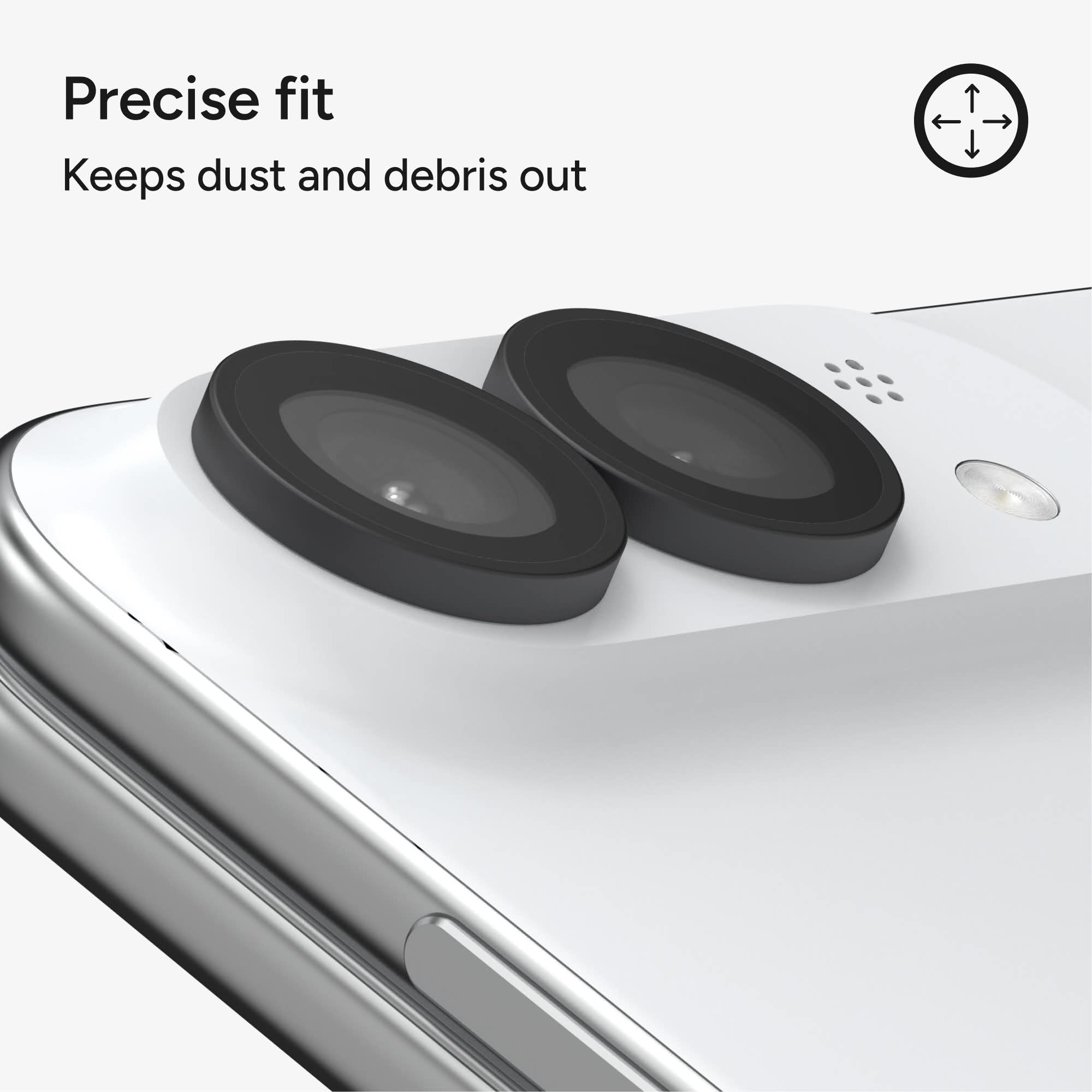 Precise fit  
Keeps dust and debris out