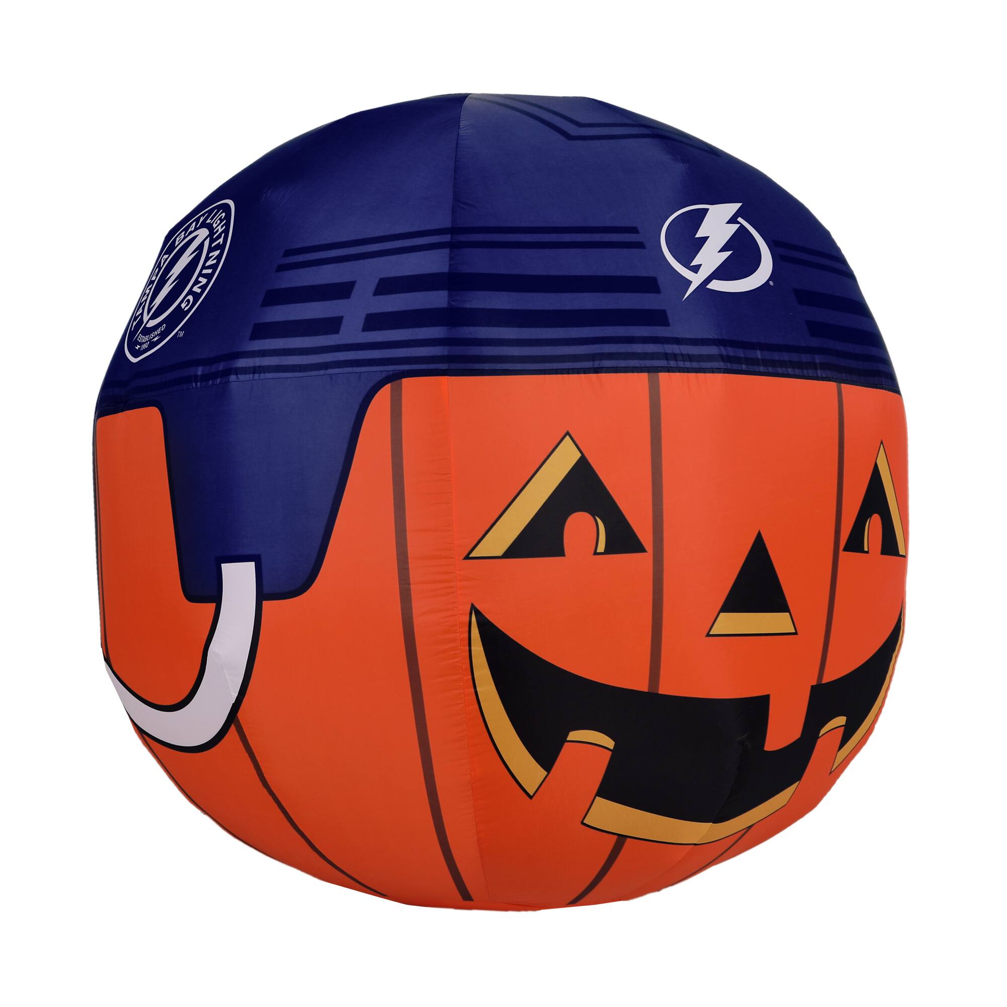 Front. Sporticulture - Tampa Bay Lightning Jack-O-Helmet Inflatable - Multicolor.