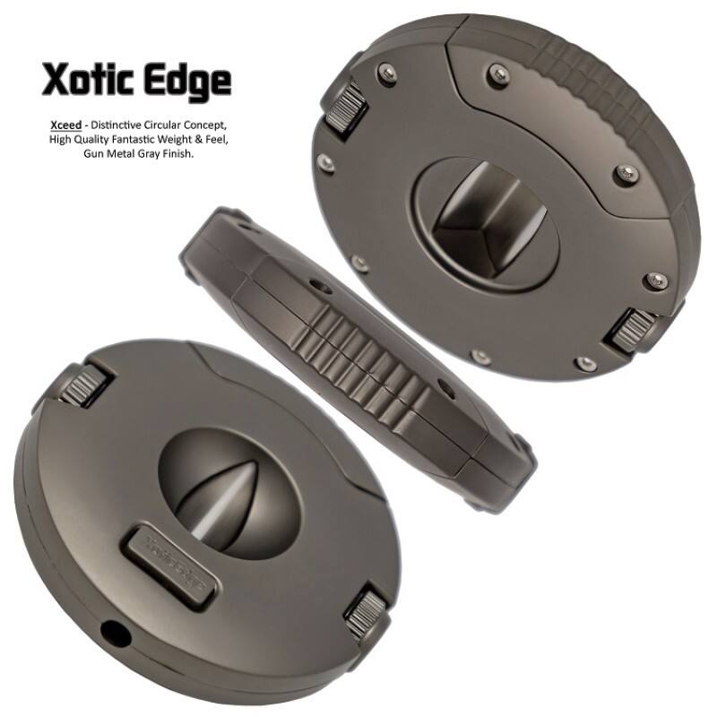 Xotic Edge  
Xceed - Distinctive Circular Concept, High Quality Fantastic Weight & Feel, Gun Metal Gray Finish.