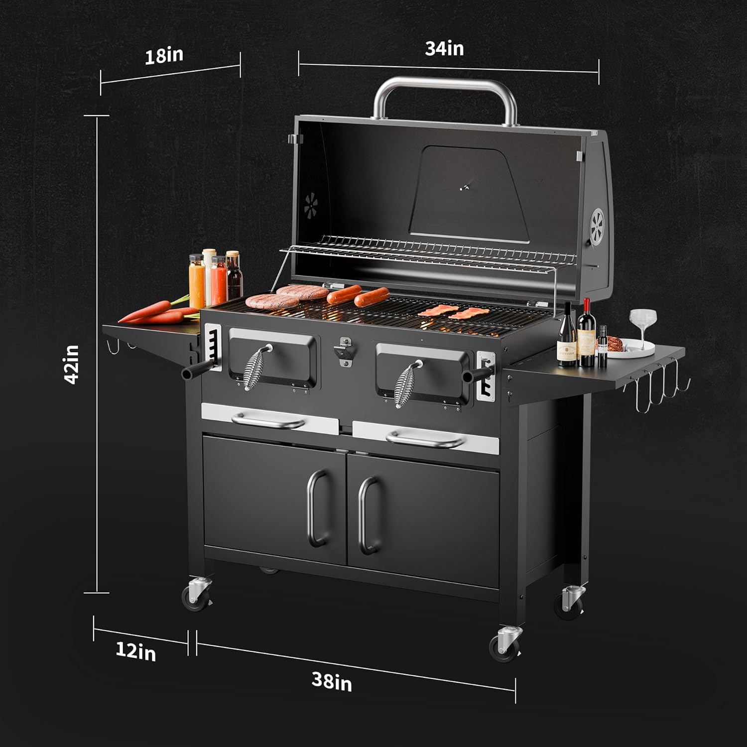 18in  
34in  
42in  
12in  
38in