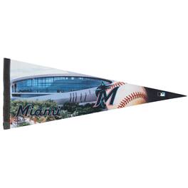 WinCraft - Miami Marlins 12" x 30" Logo Premium Pennant - Multicolor