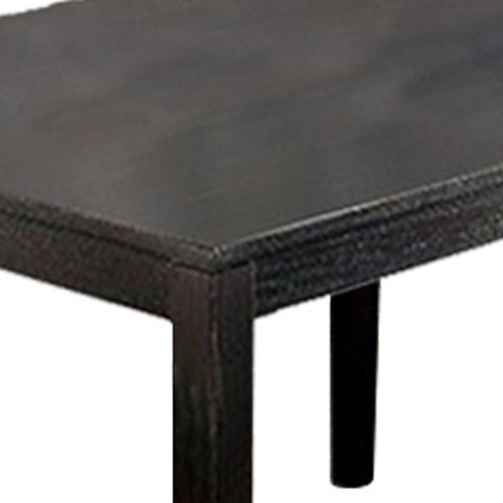 Alt View 2. Manhattan Lane - Wooden Dining Table Set Of 5, Black and Gray - Black and Gray.