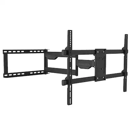 Front. ProMounts - Premium Indoor & Outdoor Articulating TV Mount – Fits 32"–75" TVs, 132 lb Max, 180° Swivel, –15°/+5° Tilt - Black.
