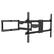 Front. ProMounts - Premium Indoor & Outdoor Articulating TV Mount – Fits 32"–75" TVs, 132 lb Max, 180° Swivel, –15°/+5° Tilt - Black.