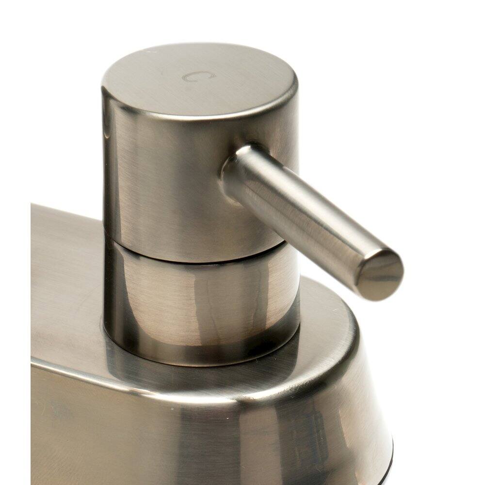 Alt View 1. Alfi - Brushed Nickel Two-Handle 4'' Centerset Bathroom Faucet - Silver.