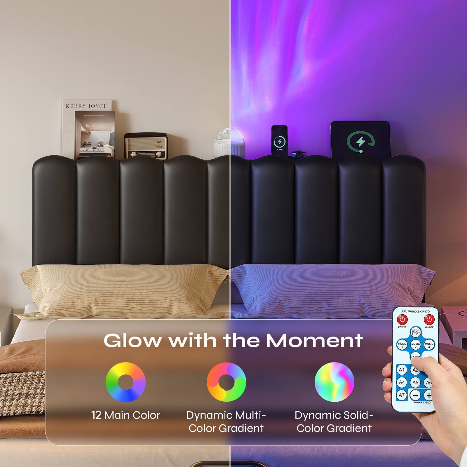 KERRY JOYCE

Glow with the Moment

12 Main Color  
Dynamic Multi-Color Gradient  
Dynamic Solid-Color Gradient