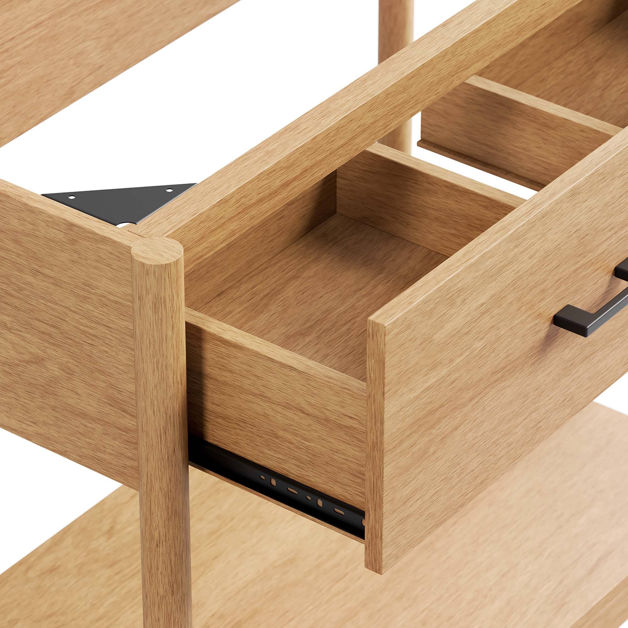 Alt View 6. Modway - Zaire Bathroom Cabinet Basin Not Included by Modway - Natural.