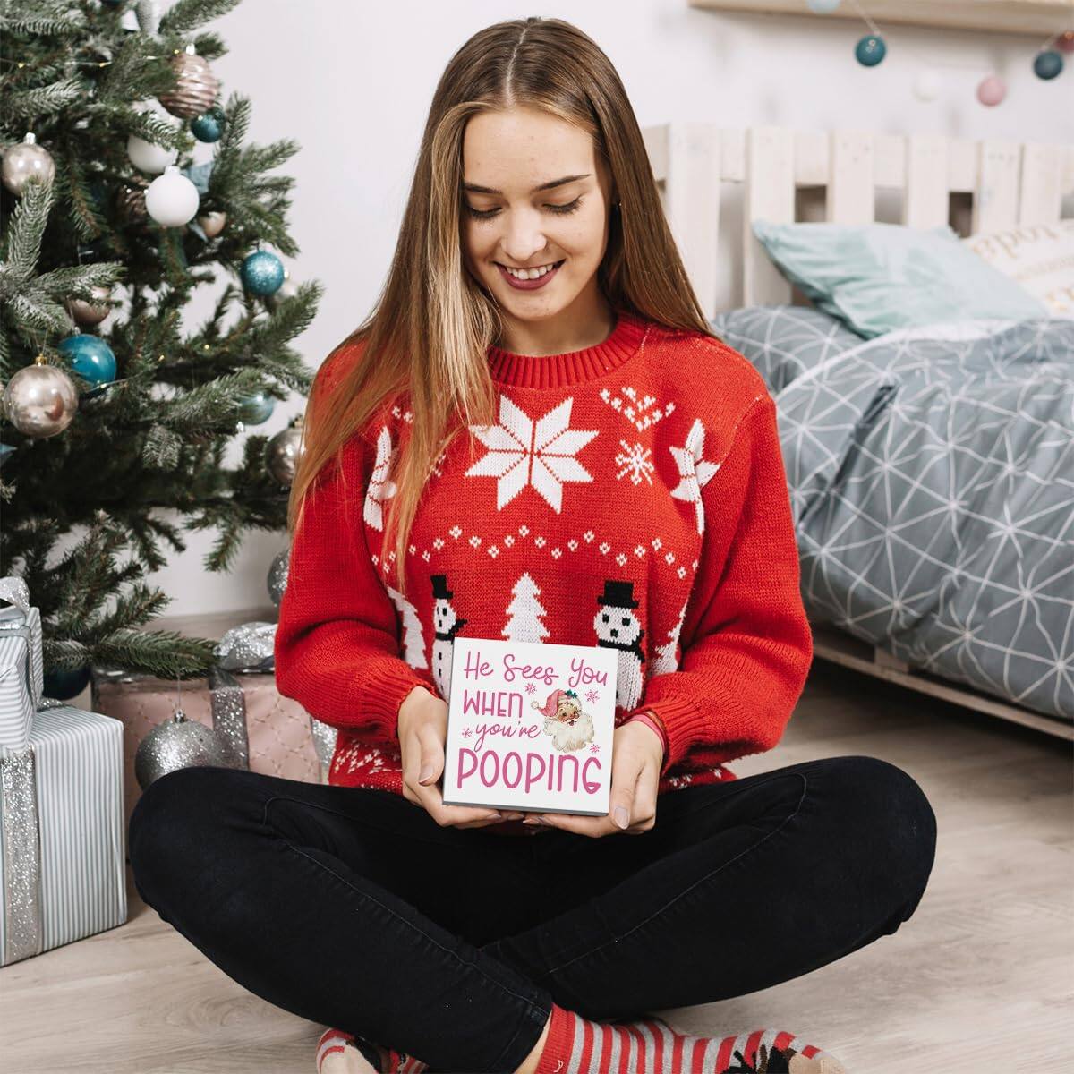 He Sees You  
When You're Pooping