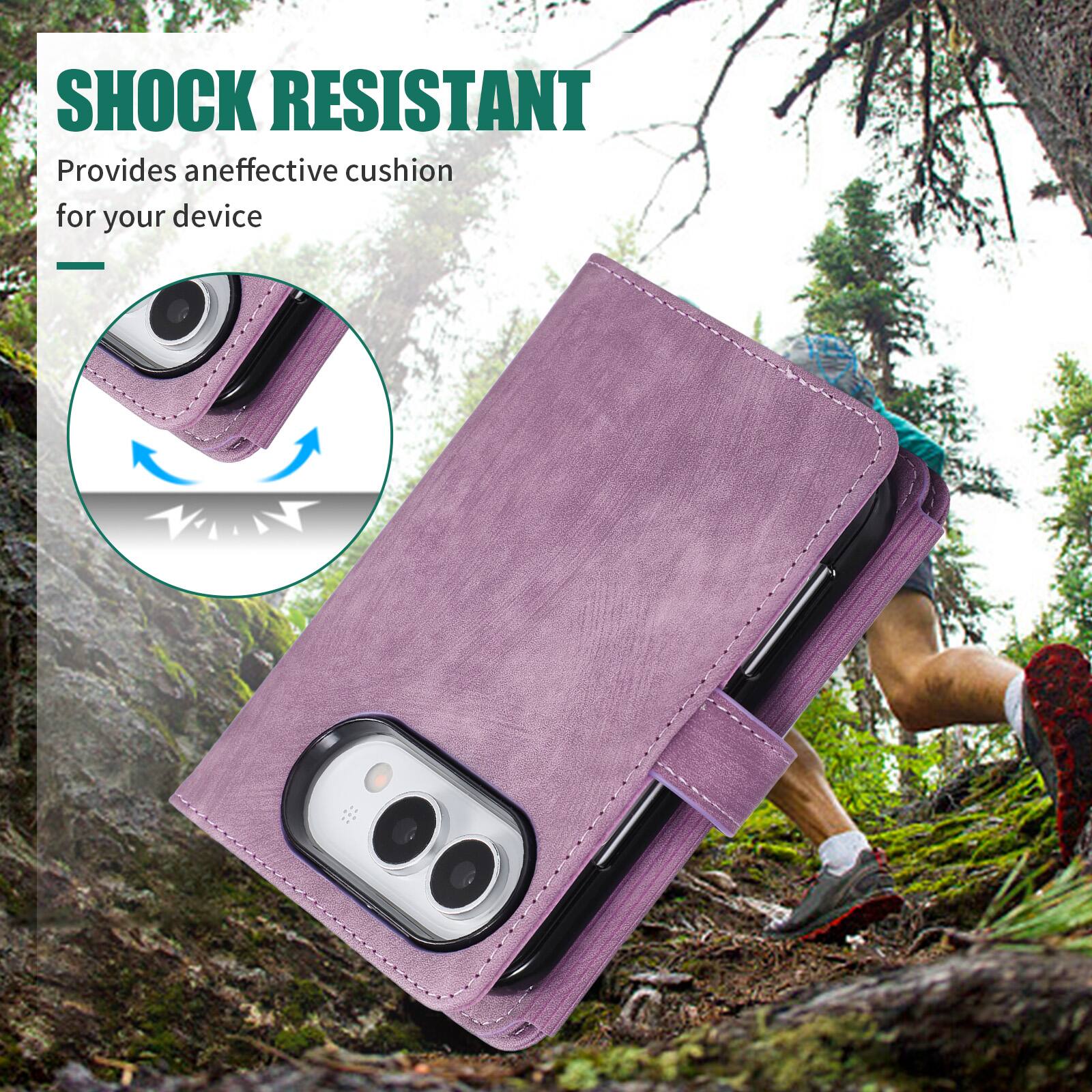 SHOCK RESISTANT  
Provides an effective cushion for your device
