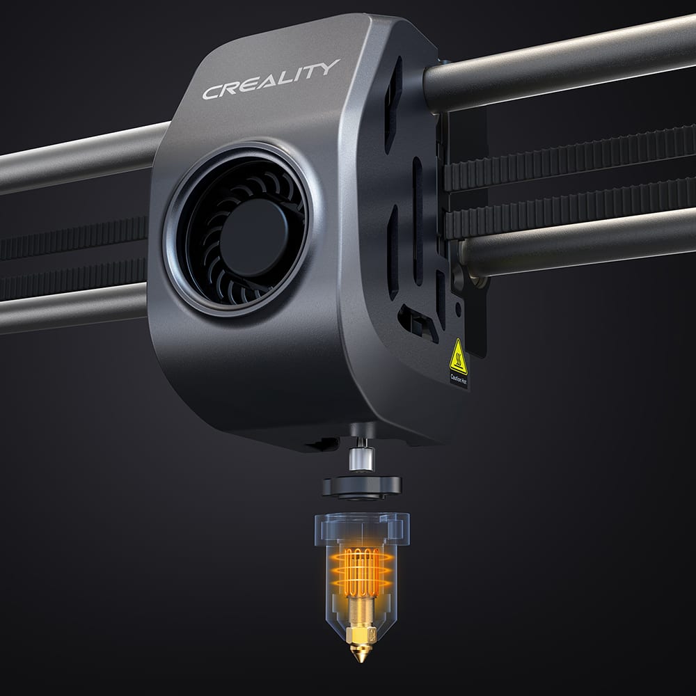 Alt View 12. Creality - K1 Max Combo 3D Printer - Black.