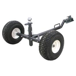 Tow Tuff - TMD-800ATV Adjustable Solid Steel 800 Pound Capacity Trailer Dolly - Silver