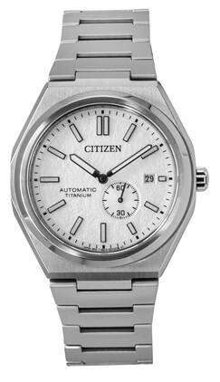 Citizen - Zenshin Super Titanium Dial Automatic NJ0180-80A 100M Men's Watch - Silver