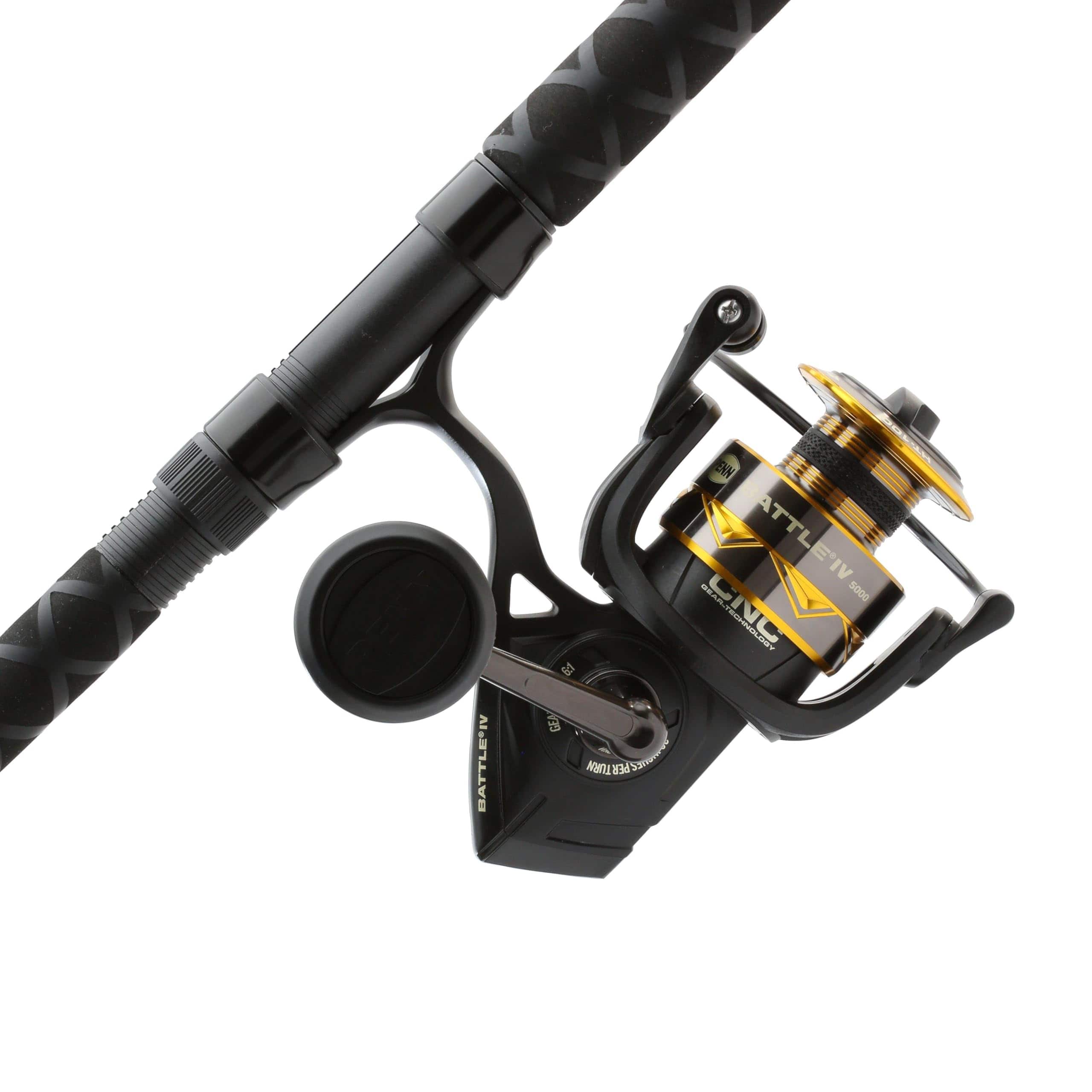 NICHOLAS KLEIN - Battle Iv Spinning Reel And Fishing Rod Combo - 5000 Size Reel - 8' - Medium Heavy - 2pc Battle IV