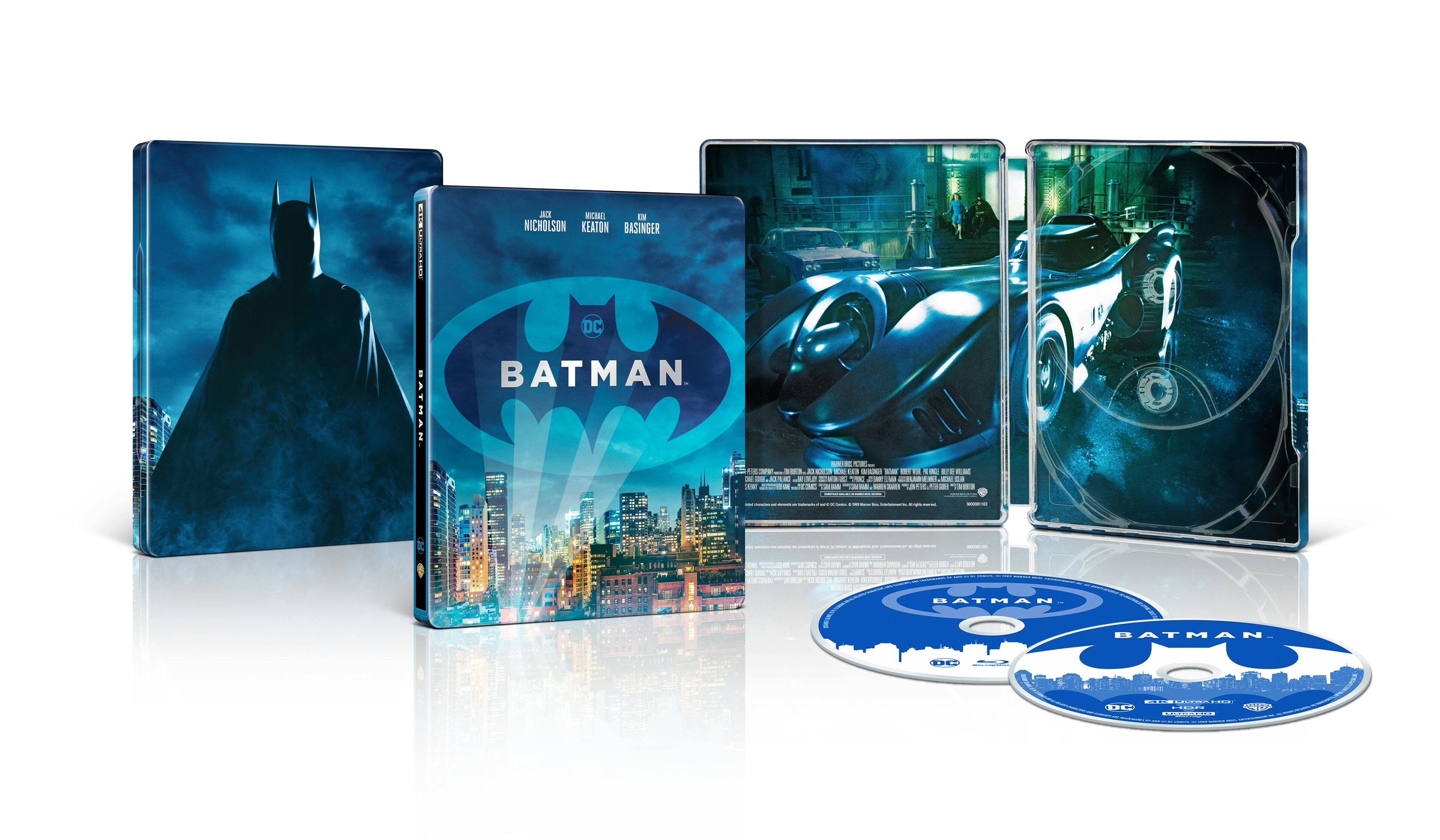 Angle. Batman (1989) (Limited Edition Steelbook + Blu-ray) [UHD].