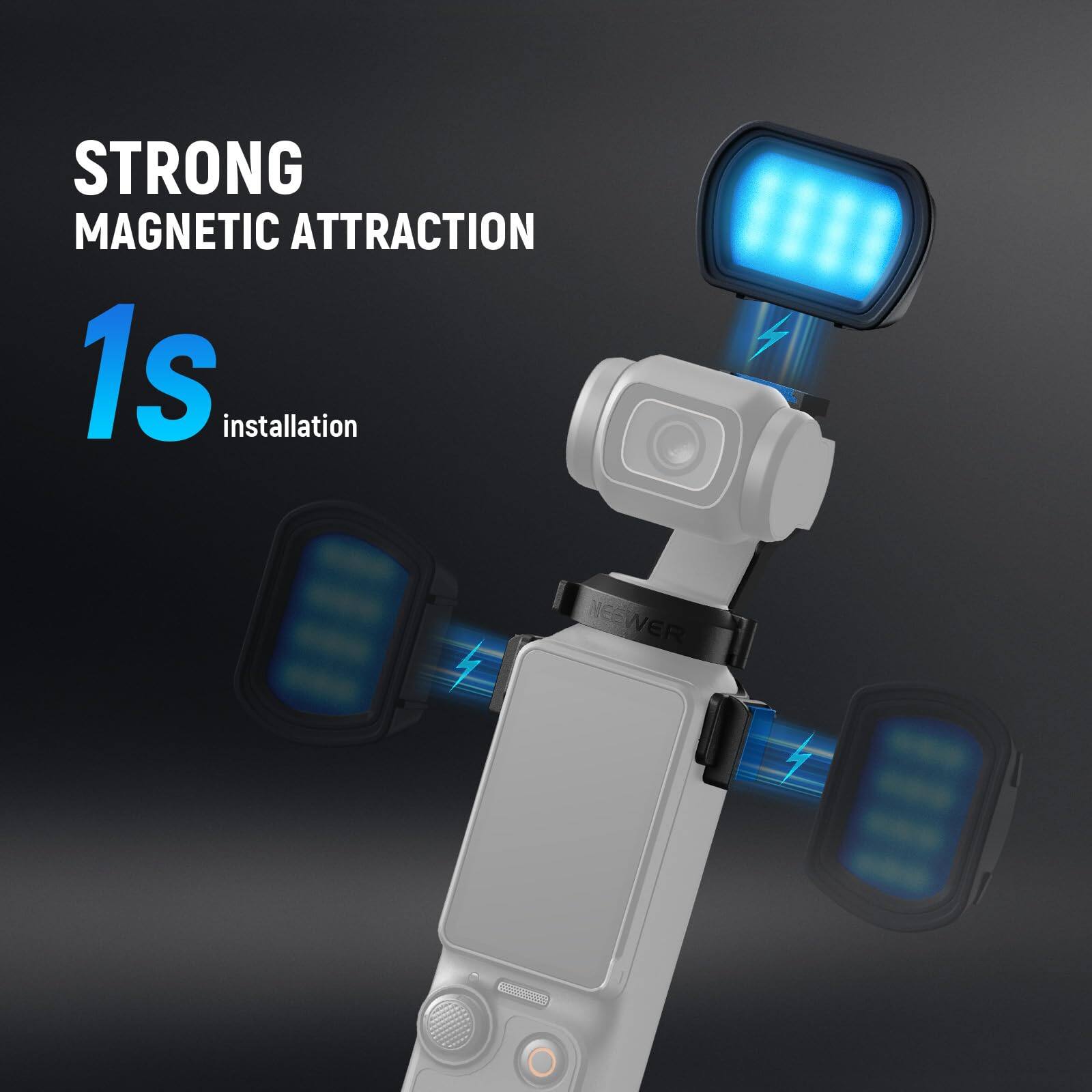 STRONG MAGNETIC ATTRACTION  
1S installation