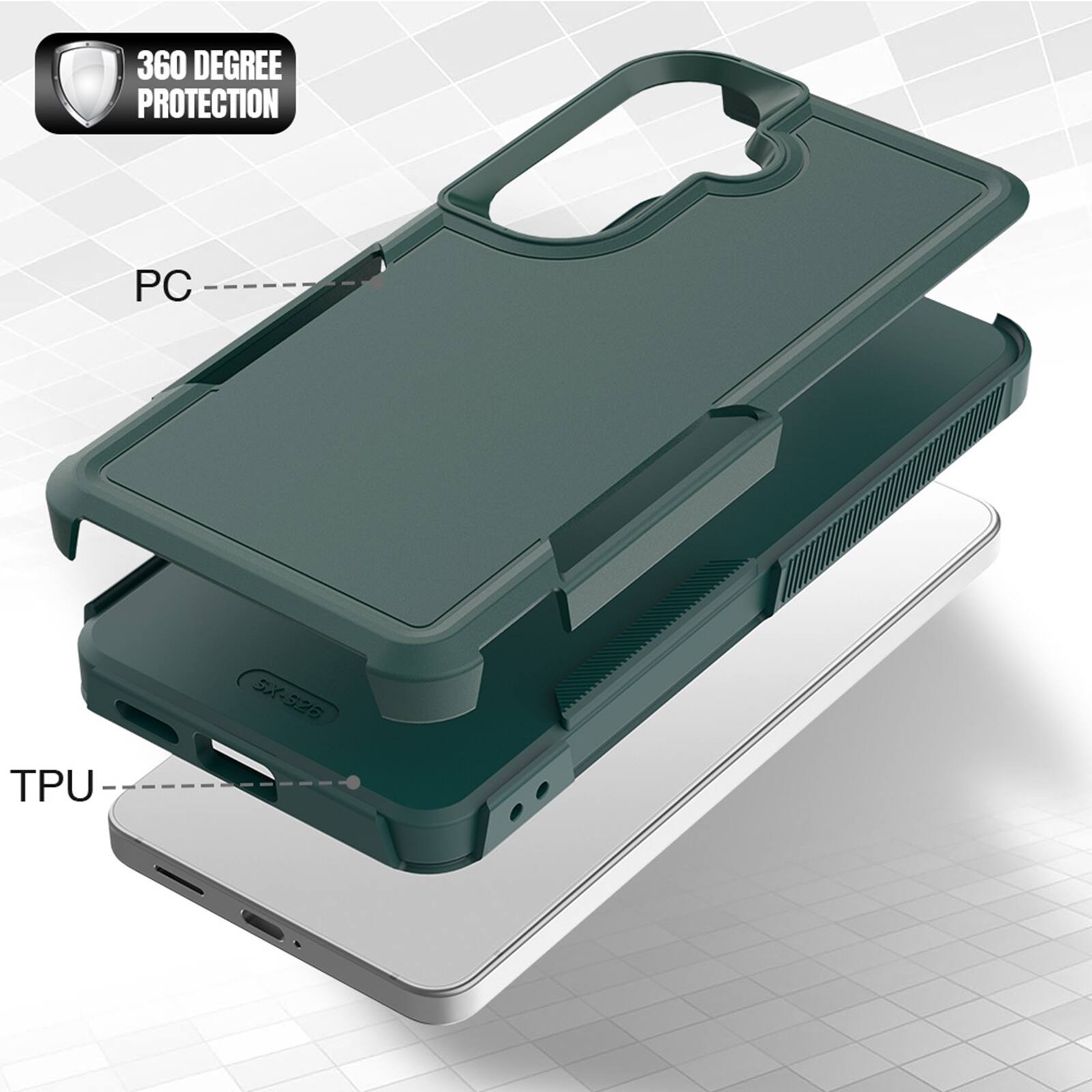 360 DEGREE PROTECTION  
PC  
TPU  
SX-526